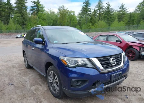 2017 Nissan Pathfinder S z USA, uszkodzony, nr VIN 5N1DR2MM7HC690299